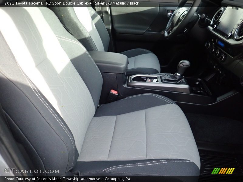 Silver Sky Metallic / Black 2021 Toyota Tacoma TRD Sport Double Cab 4x4
