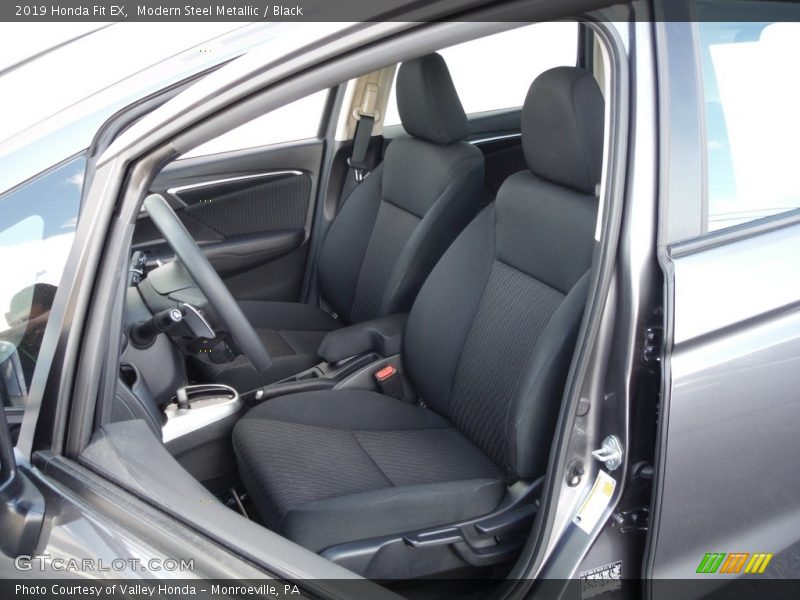 Modern Steel Metallic / Black 2019 Honda Fit EX