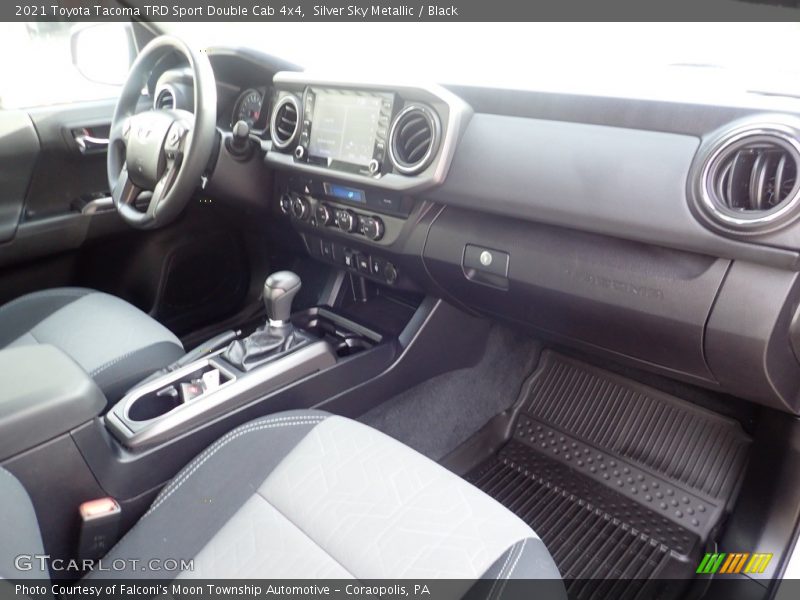 Silver Sky Metallic / Black 2021 Toyota Tacoma TRD Sport Double Cab 4x4