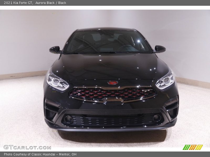 Aurora Black / Black 2021 Kia Forte GT
