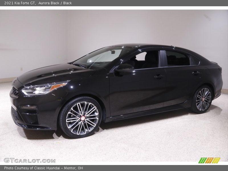 Aurora Black / Black 2021 Kia Forte GT