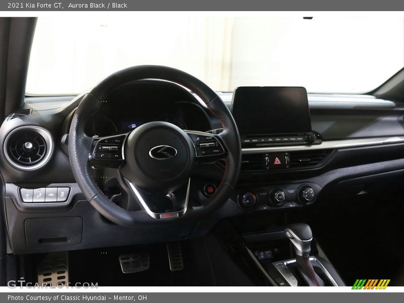 Aurora Black / Black 2021 Kia Forte GT