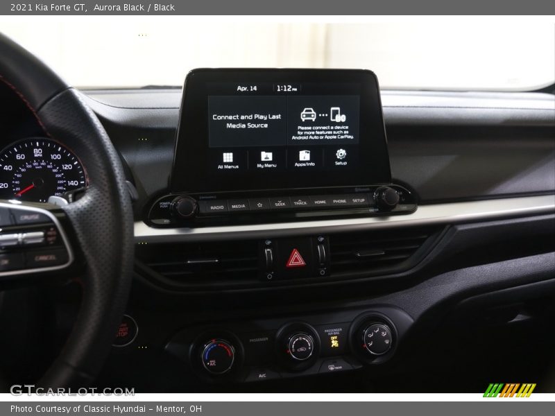 Aurora Black / Black 2021 Kia Forte GT