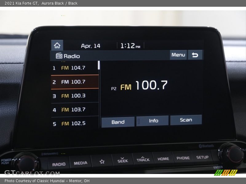Aurora Black / Black 2021 Kia Forte GT