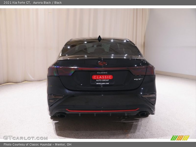 Aurora Black / Black 2021 Kia Forte GT