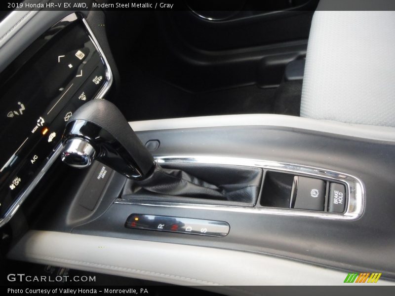 Modern Steel Metallic / Gray 2019 Honda HR-V EX AWD