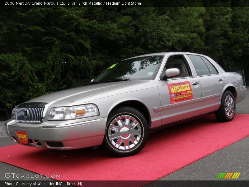 Silver Birch Metallic / Medium Light Stone 2006 Mercury Grand Marquis GS