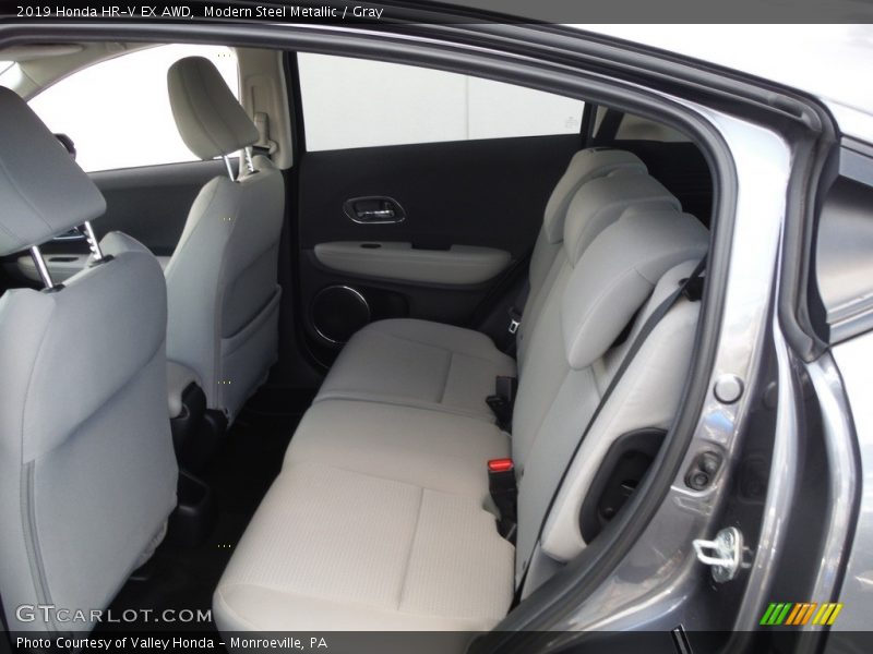 Modern Steel Metallic / Gray 2019 Honda HR-V EX AWD