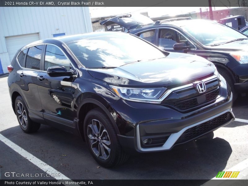 Crystal Black Pearl / Black 2021 Honda CR-V EX AWD