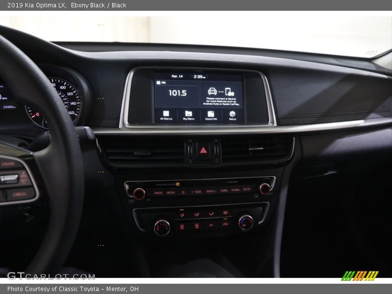 Ebony Black / Black 2019 Kia Optima LX