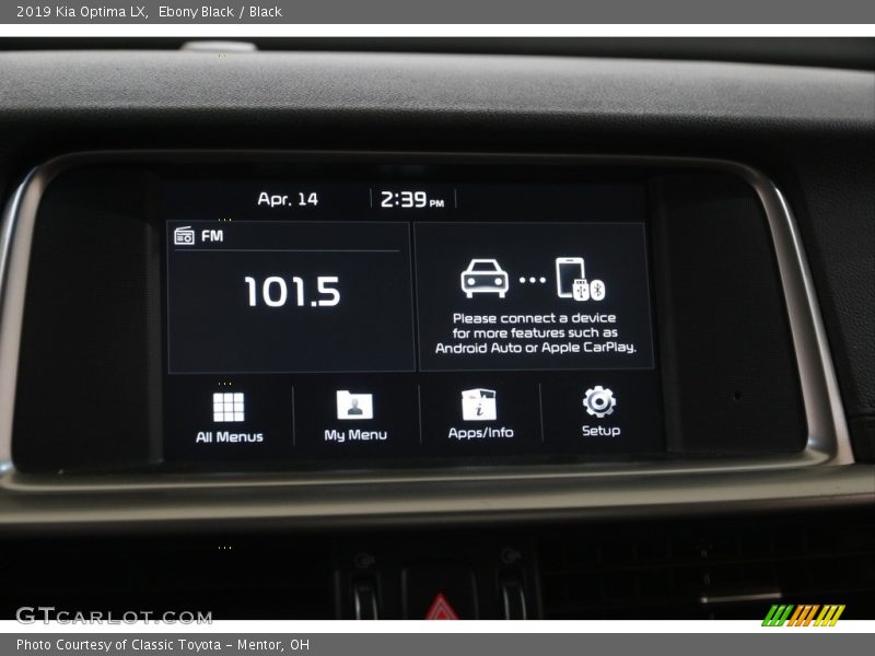 Ebony Black / Black 2019 Kia Optima LX