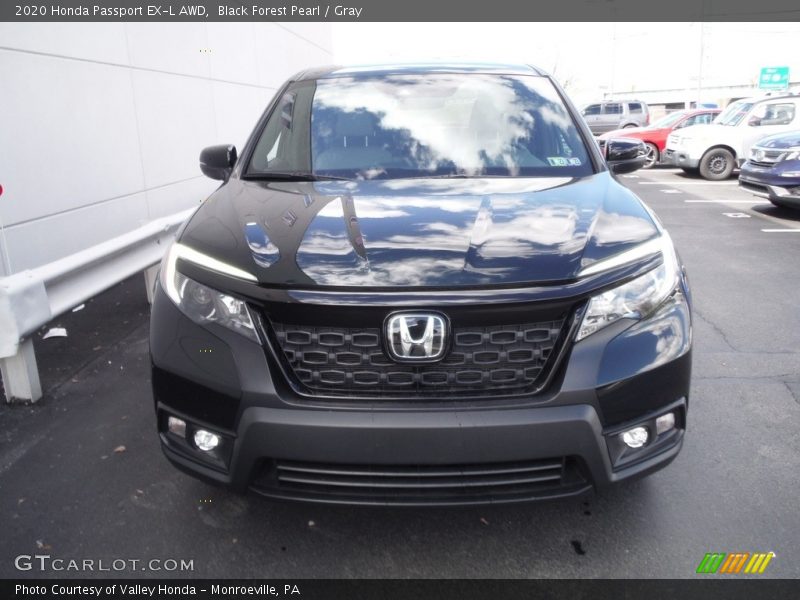 Black Forest Pearl / Gray 2020 Honda Passport EX-L AWD