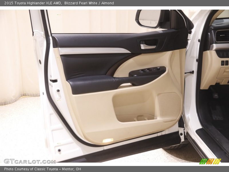 Blizzard Pearl White / Almond 2015 Toyota Highlander XLE AWD