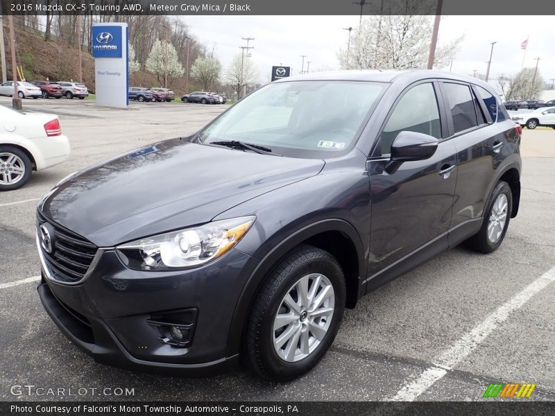 Meteor Gray Mica / Black 2016 Mazda CX-5 Touring AWD