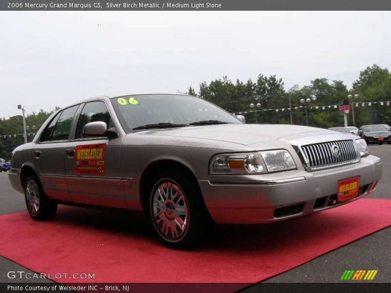 Silver Birch Metallic / Medium Light Stone 2006 Mercury Grand Marquis GS