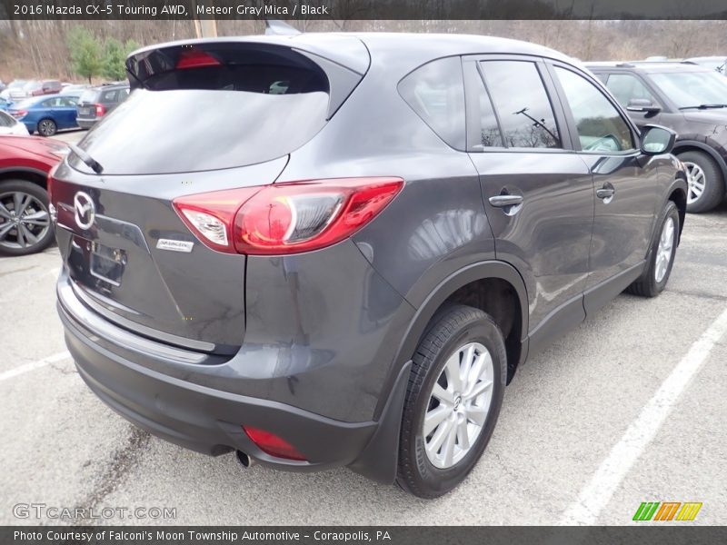 Meteor Gray Mica / Black 2016 Mazda CX-5 Touring AWD