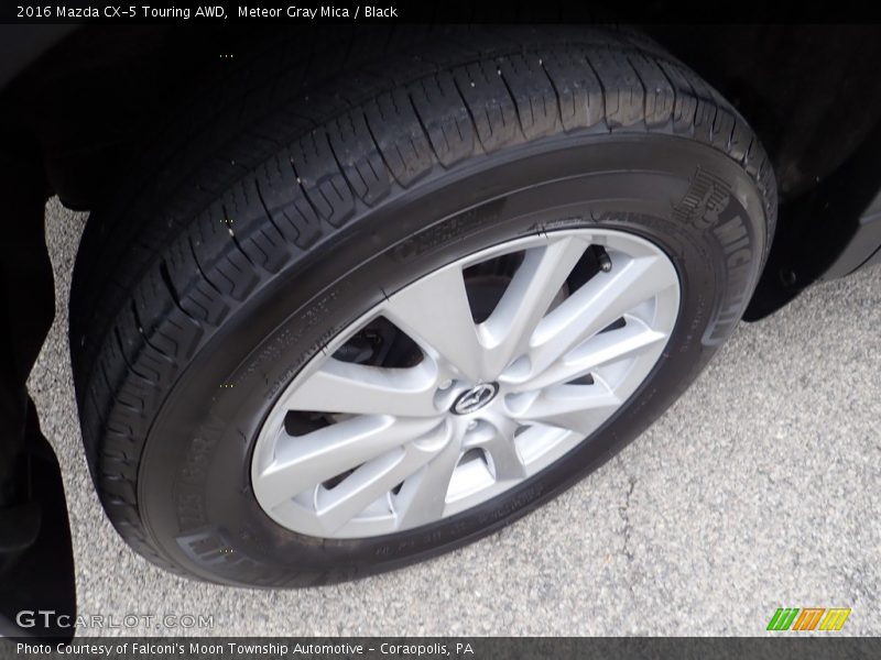 Meteor Gray Mica / Black 2016 Mazda CX-5 Touring AWD