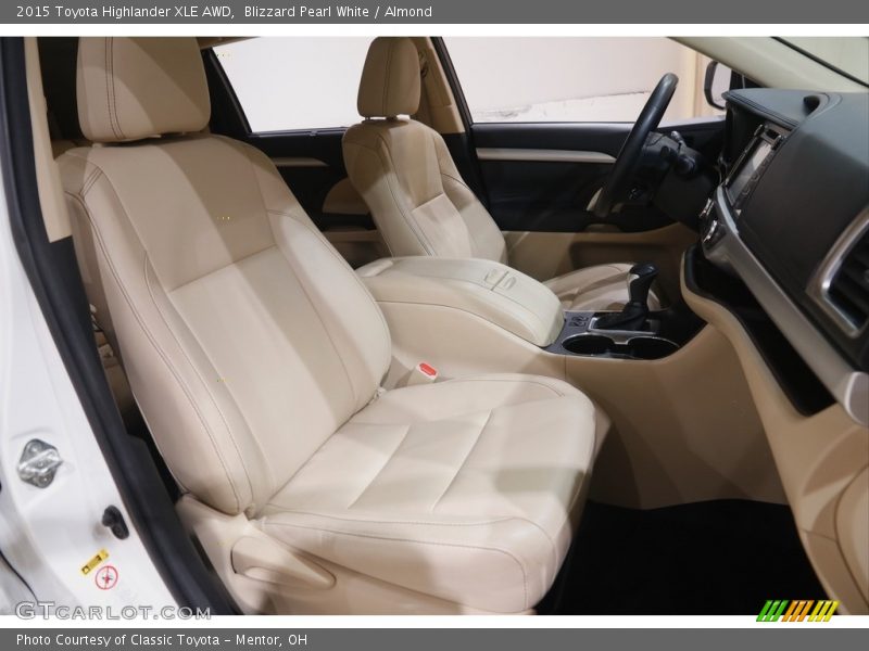 Blizzard Pearl White / Almond 2015 Toyota Highlander XLE AWD
