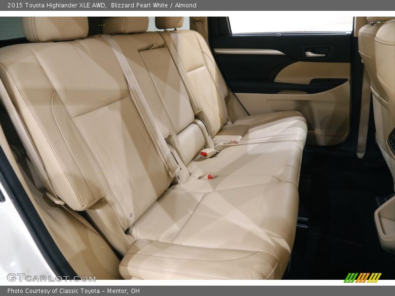 Blizzard Pearl White / Almond 2015 Toyota Highlander XLE AWD
