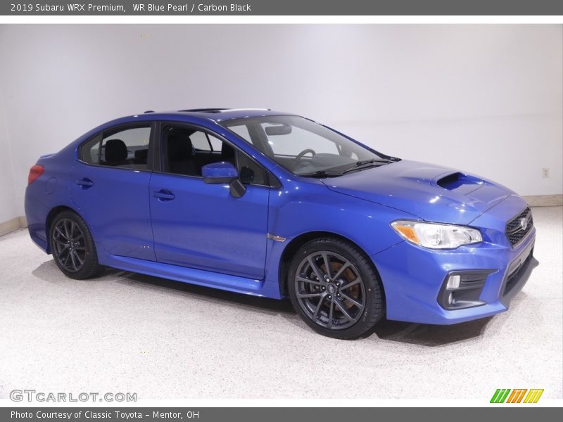 WR Blue Pearl / Carbon Black 2019 Subaru WRX Premium