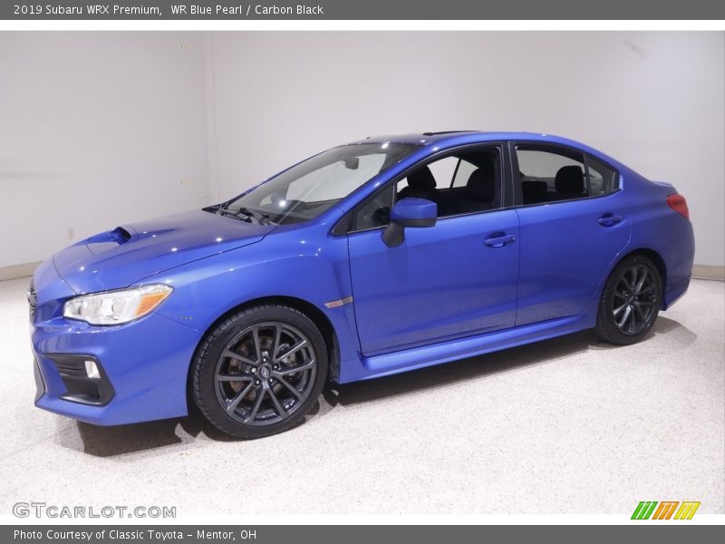 WR Blue Pearl / Carbon Black 2019 Subaru WRX Premium