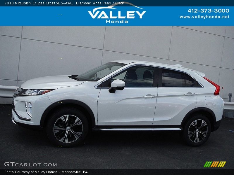 Diamond White Pearl / Black 2018 Mitsubishi Eclipse Cross SE S-AWC
