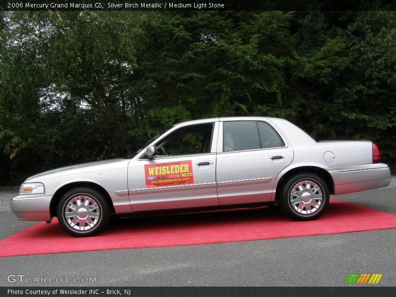 Silver Birch Metallic / Medium Light Stone 2006 Mercury Grand Marquis GS