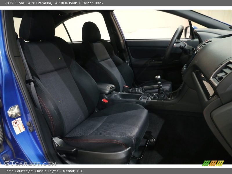 WR Blue Pearl / Carbon Black 2019 Subaru WRX Premium