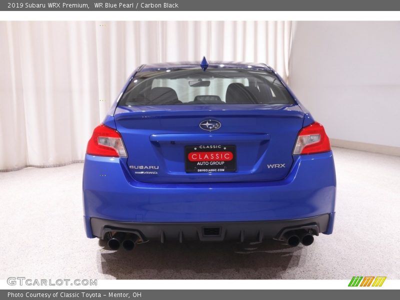 WR Blue Pearl / Carbon Black 2019 Subaru WRX Premium