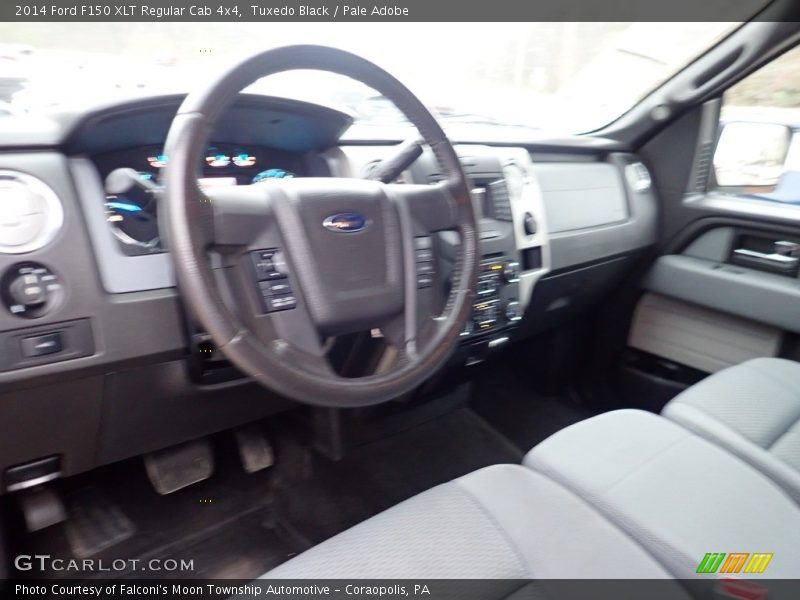 Tuxedo Black / Pale Adobe 2014 Ford F150 XLT Regular Cab 4x4