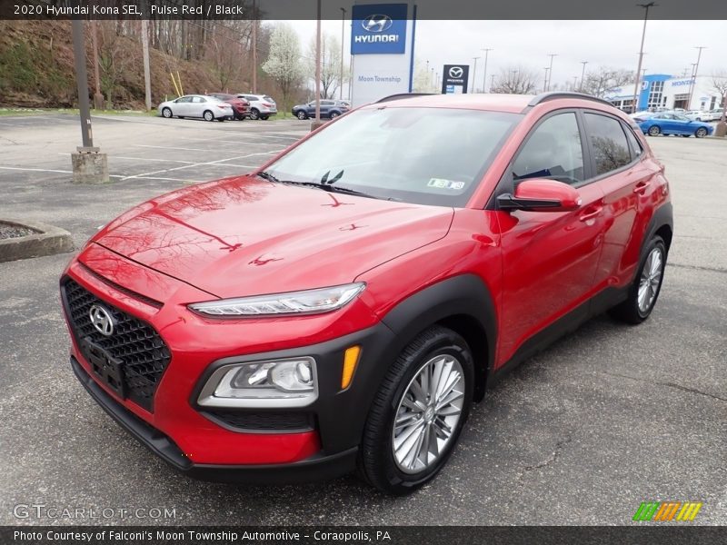 Pulse Red / Black 2020 Hyundai Kona SEL
