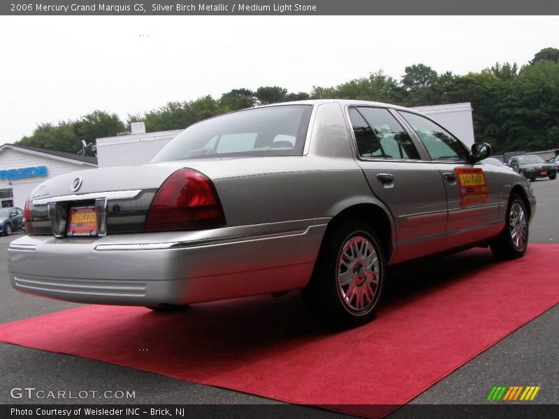Silver Birch Metallic / Medium Light Stone 2006 Mercury Grand Marquis GS