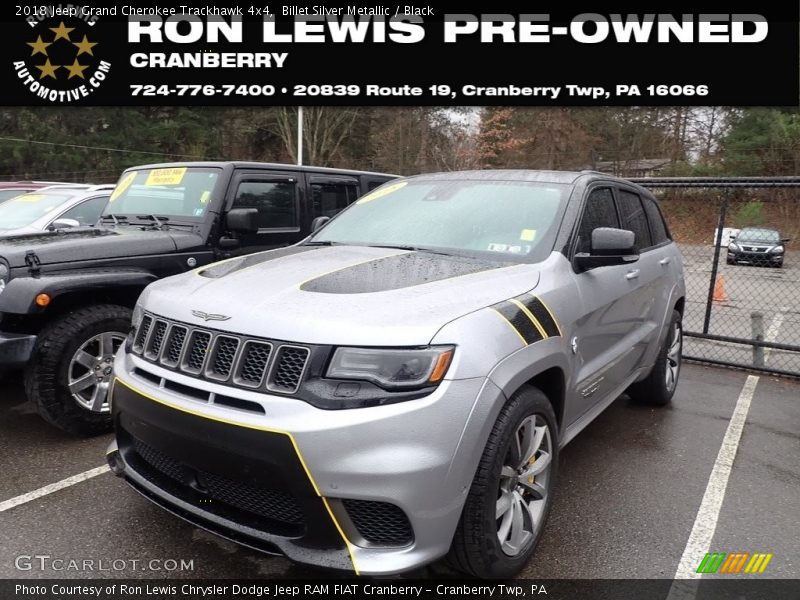 Billet Silver Metallic / Black 2018 Jeep Grand Cherokee Trackhawk 4x4