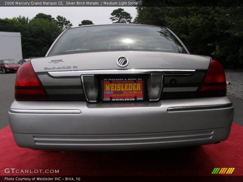 Silver Birch Metallic / Medium Light Stone 2006 Mercury Grand Marquis GS