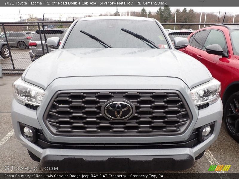 Silver Sky Metallic / TRD Cement/Black 2021 Toyota Tacoma TRD Off Road Double Cab 4x4