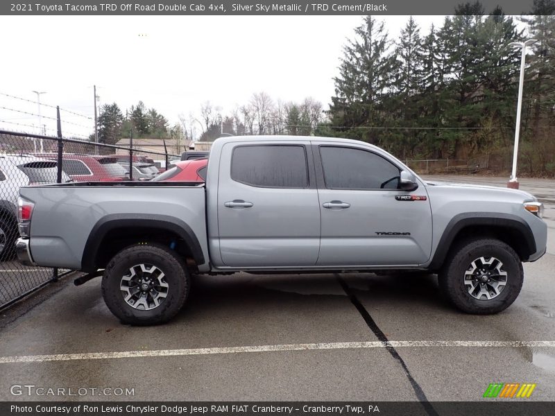 Silver Sky Metallic / TRD Cement/Black 2021 Toyota Tacoma TRD Off Road Double Cab 4x4