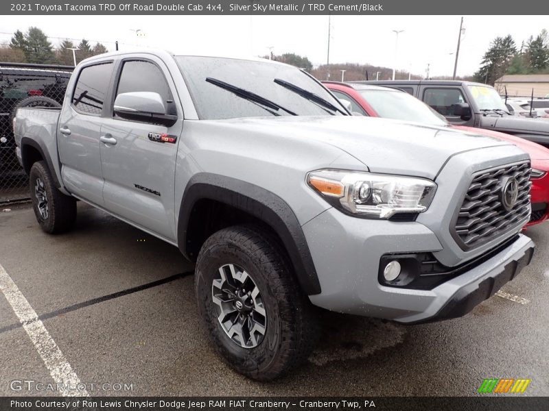 Silver Sky Metallic / TRD Cement/Black 2021 Toyota Tacoma TRD Off Road Double Cab 4x4