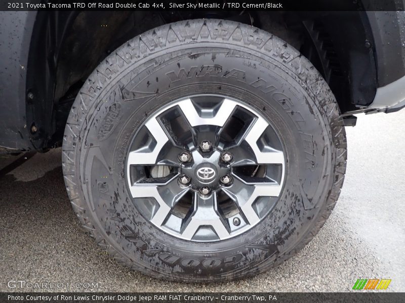 Silver Sky Metallic / TRD Cement/Black 2021 Toyota Tacoma TRD Off Road Double Cab 4x4