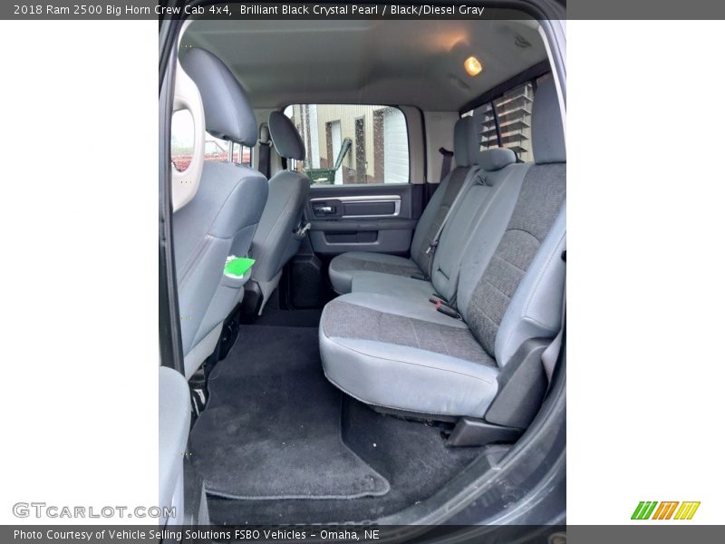 Brilliant Black Crystal Pearl / Black/Diesel Gray 2018 Ram 2500 Big Horn Crew Cab 4x4