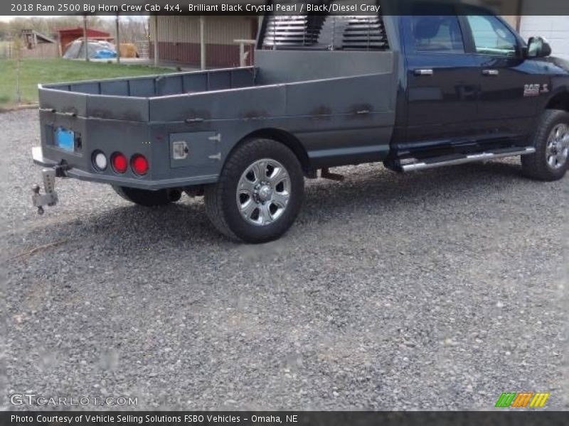 Brilliant Black Crystal Pearl / Black/Diesel Gray 2018 Ram 2500 Big Horn Crew Cab 4x4