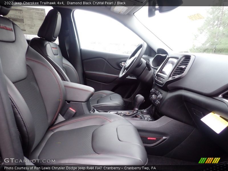Diamond Black Crystal Pearl / Black 2022 Jeep Cherokee Trailhawk 4x4