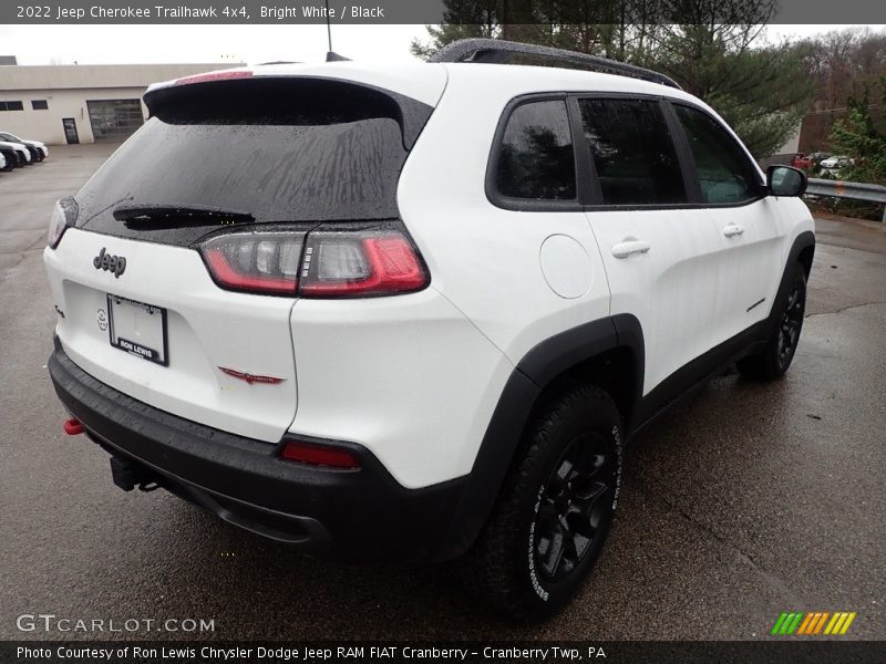 Bright White / Black 2022 Jeep Cherokee Trailhawk 4x4