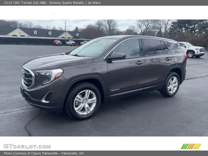 Smokey Quartz Metallic / Jet Black 2019 GMC Terrain SLE AWD