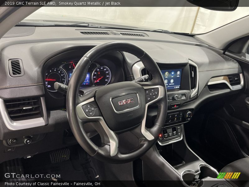 Smokey Quartz Metallic / Jet Black 2019 GMC Terrain SLE AWD