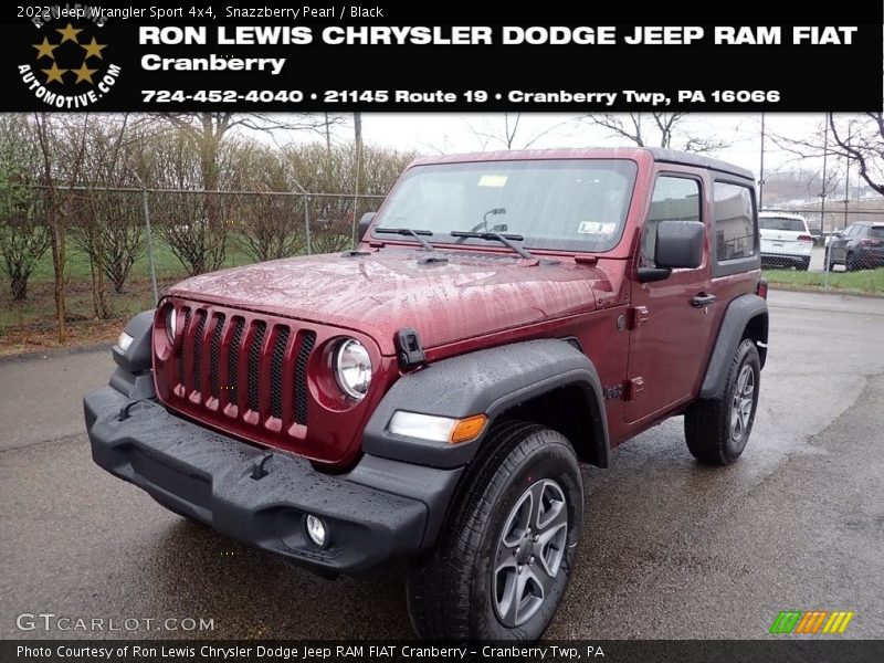 Snazzberry Pearl / Black 2022 Jeep Wrangler Sport 4x4