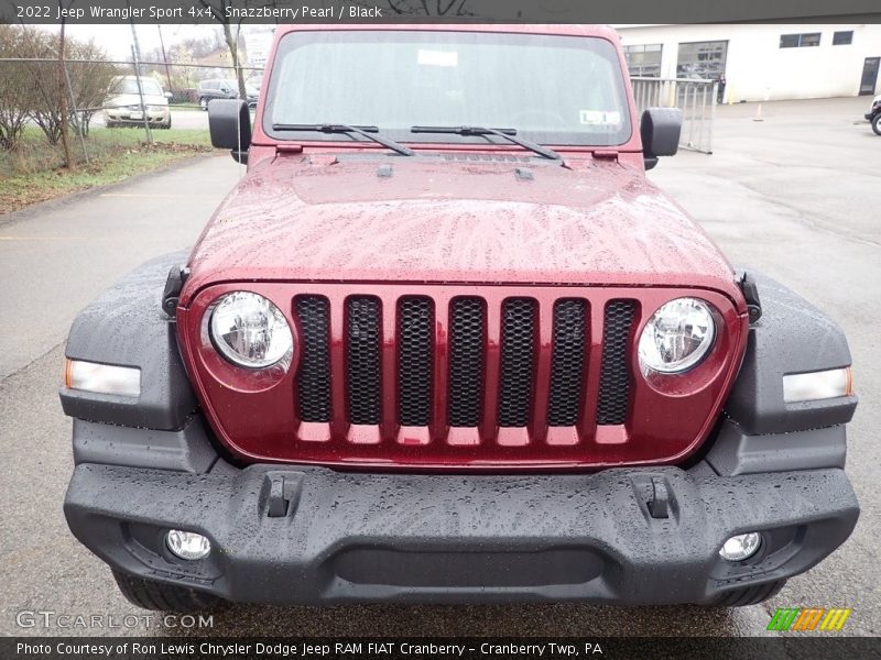 Snazzberry Pearl / Black 2022 Jeep Wrangler Sport 4x4