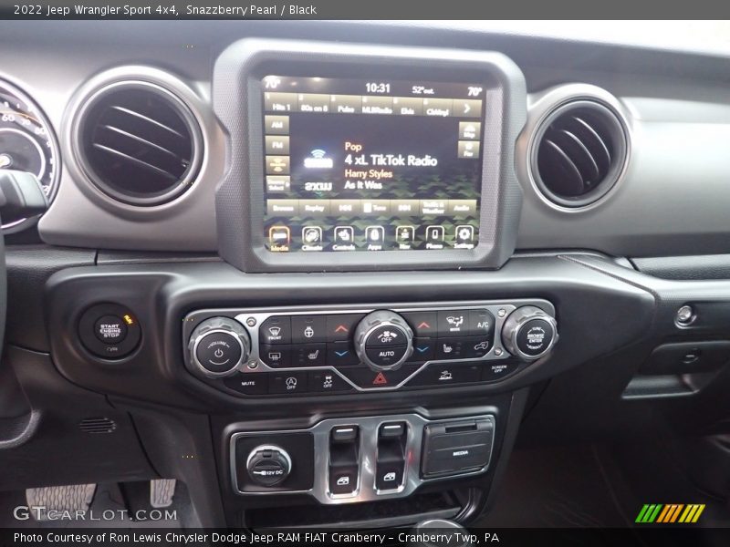 Snazzberry Pearl / Black 2022 Jeep Wrangler Sport 4x4
