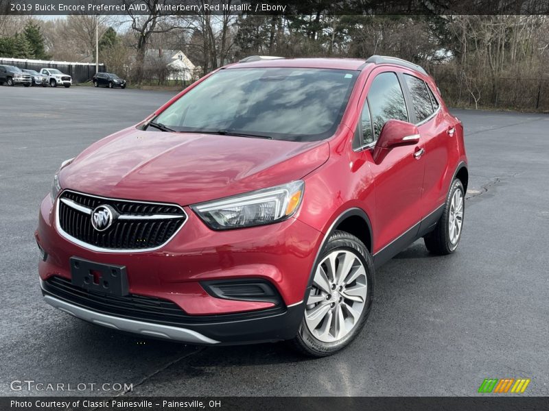 Winterberry Red Metallic / Ebony 2019 Buick Encore Preferred AWD