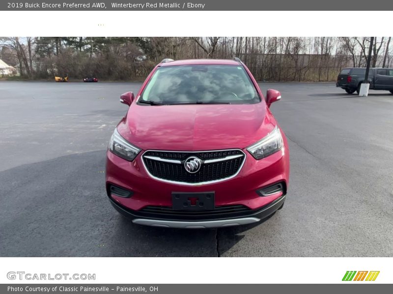 Winterberry Red Metallic / Ebony 2019 Buick Encore Preferred AWD