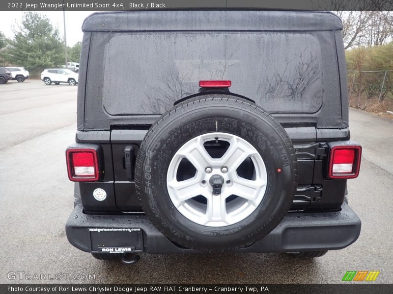 Black / Black 2022 Jeep Wrangler Unlimited Sport 4x4